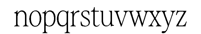 Differently Light Font LOWERCASE