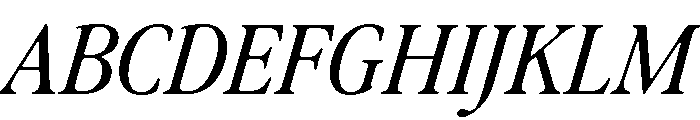 Differently Medium Italic Font UPPERCASE