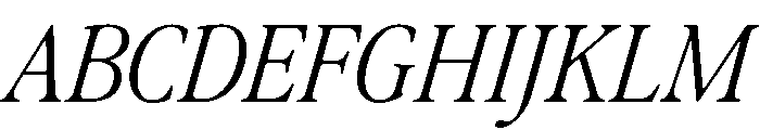 Differently Regular Italic Font UPPERCASE