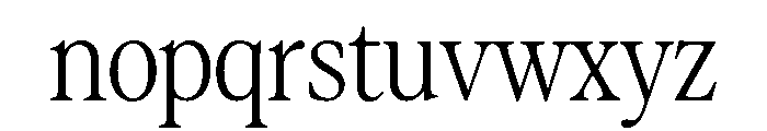 Differently Regular Font LOWERCASE