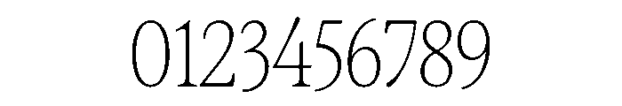 Differently Thin Font OTHER CHARS