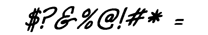 Dinkle Bold Italic Font OTHER CHARS