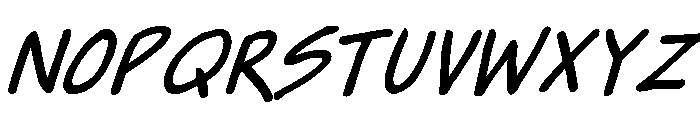 Dinkle Bold Italic Font UPPERCASE