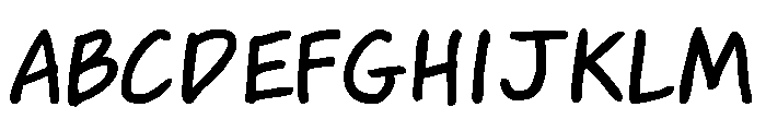 Dinkle Bold Font UPPERCASE