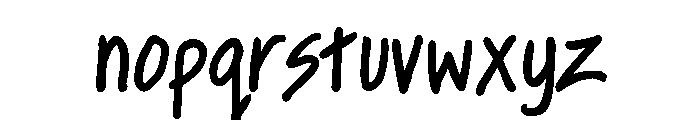 Dinkle Condensed Bold Font LOWERCASE