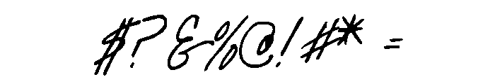 Dinkle Condensed Regular Italic Font OTHER CHARS