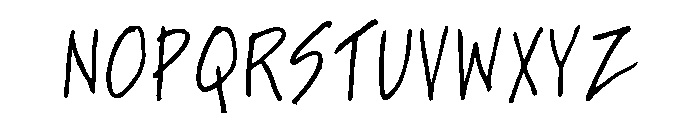 Dinkle Condensed Regular Font UPPERCASE