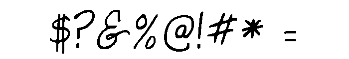 Dinkle Regular Font OTHER CHARS