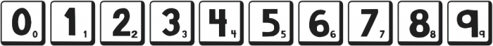 DJB Letter Game Tiles 2 ttf (400) Font OTHER CHARS