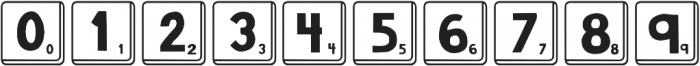 DJB Letter Game Tiles ttf (400) Font OTHER CHARS
