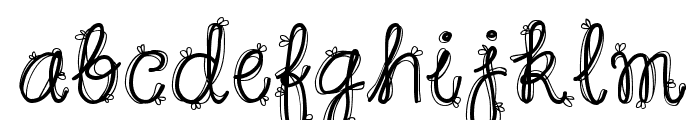 DJ Frilly Font LOWERCASE