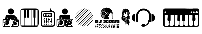 DJ Icons Font OTHER CHARS