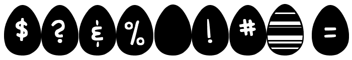 DJB Eggsellent Wobbly Font OTHER CHARS