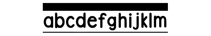 DJB File Folder Labels Font LOWERCASE