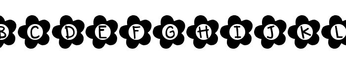DJB Flower Power Font UPPERCASE