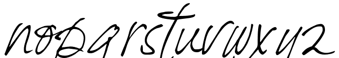 DJB Fresh Start Font LOWERCASE