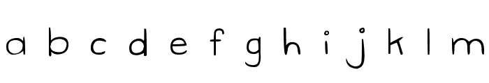 DJB Gimme Space Font LOWERCASE