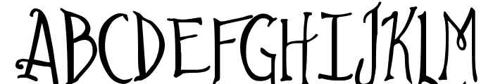 DJB I Love a Ginger Font UPPERCASE
