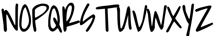 DJB It's Our Choices Font UPPERCASE