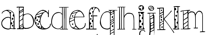 DJB TOOTSIEWOOTSIE Font LOWERCASE