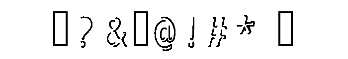 Djar Font OTHER CHARS