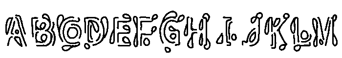 Djar Font UPPERCASE