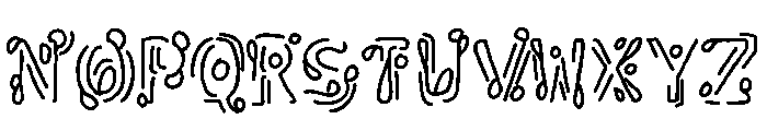 Djar Font UPPERCASE