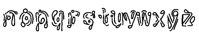 Djar Font LOWERCASE
