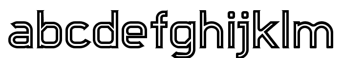Djavaloca-Inline - DEMO Regular Font LOWERCASE
