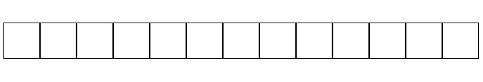 Djerba simplified normal Font LOWERCASE