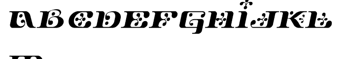 Django Oblique Font UPPERCASE