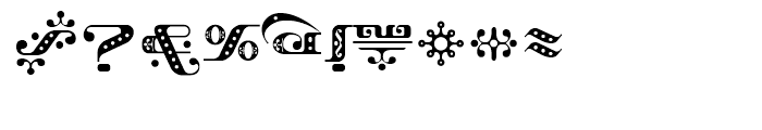 Django Ornate Font OTHER CHARS
