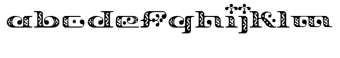 Django Ornate Font LOWERCASE