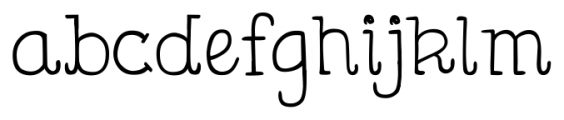 DJB Holly Serif Regular Font LOWERCASE