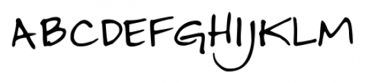 DJB Jenna Regular Font LOWERCASE