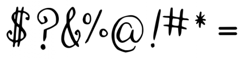 DJB Monogram Regular Font OTHER CHARS