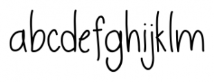 DJB This Is Me Regular Font LOWERCASE