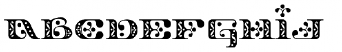 Django Ornate Font UPPERCASE