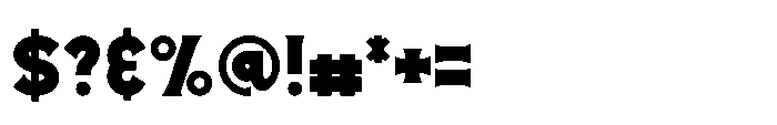 Djezzy Milano Font OTHER CHARS