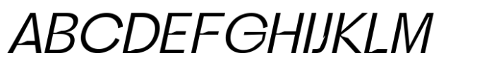 Djimat Light Oblique Font UPPERCASE