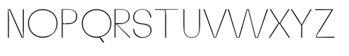 Djimat Thin Font UPPERCASE