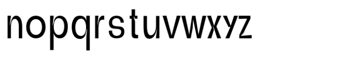 Djimat Ultra Condensed Font LOWERCASE