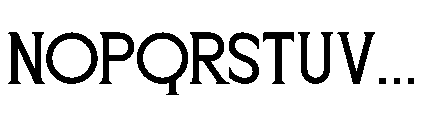 Djore Font UPPERCASE