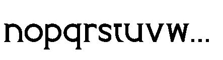 Djore Font LOWERCASE