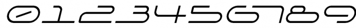 DJ Parade Light Oblique Font OTHER CHARS