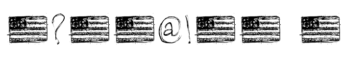 DK American Grunge Font OTHER CHARS