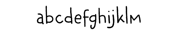 DK Betula Regular Font LOWERCASE
