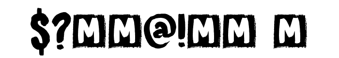 DK Bygone Regular Font OTHER CHARS