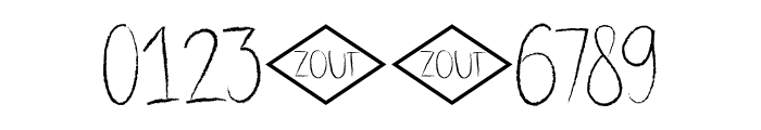 DK Dubbel Zout Regular Font OTHER CHARS