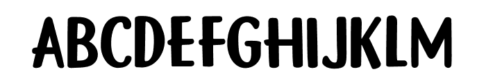 DK Gamboge Regular Font LOWERCASE